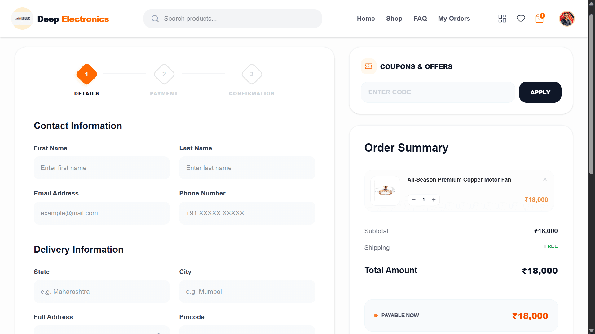 Electronics E-Com Platform screenshot 4