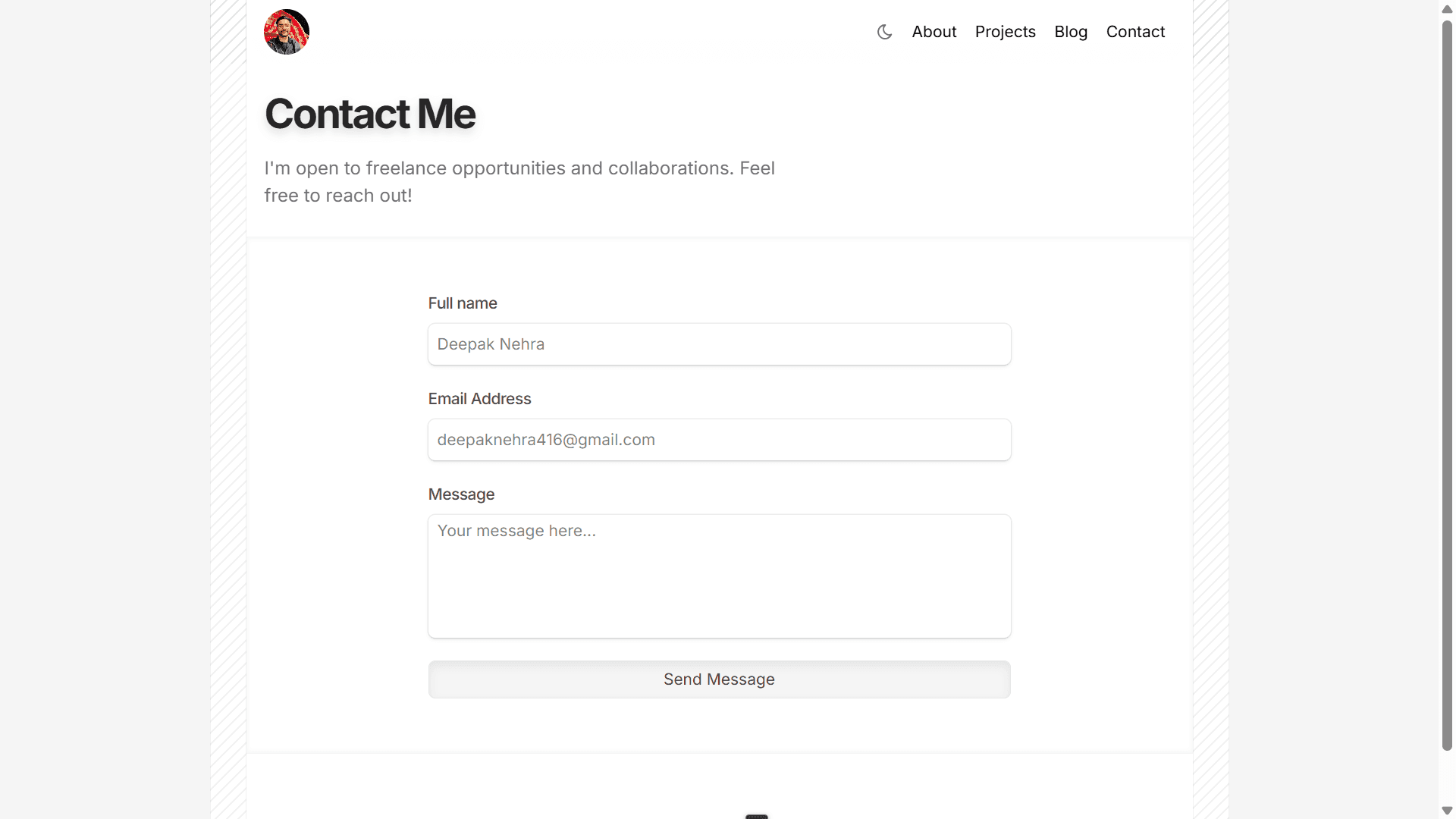 Modern Portfolio screenshot 3
