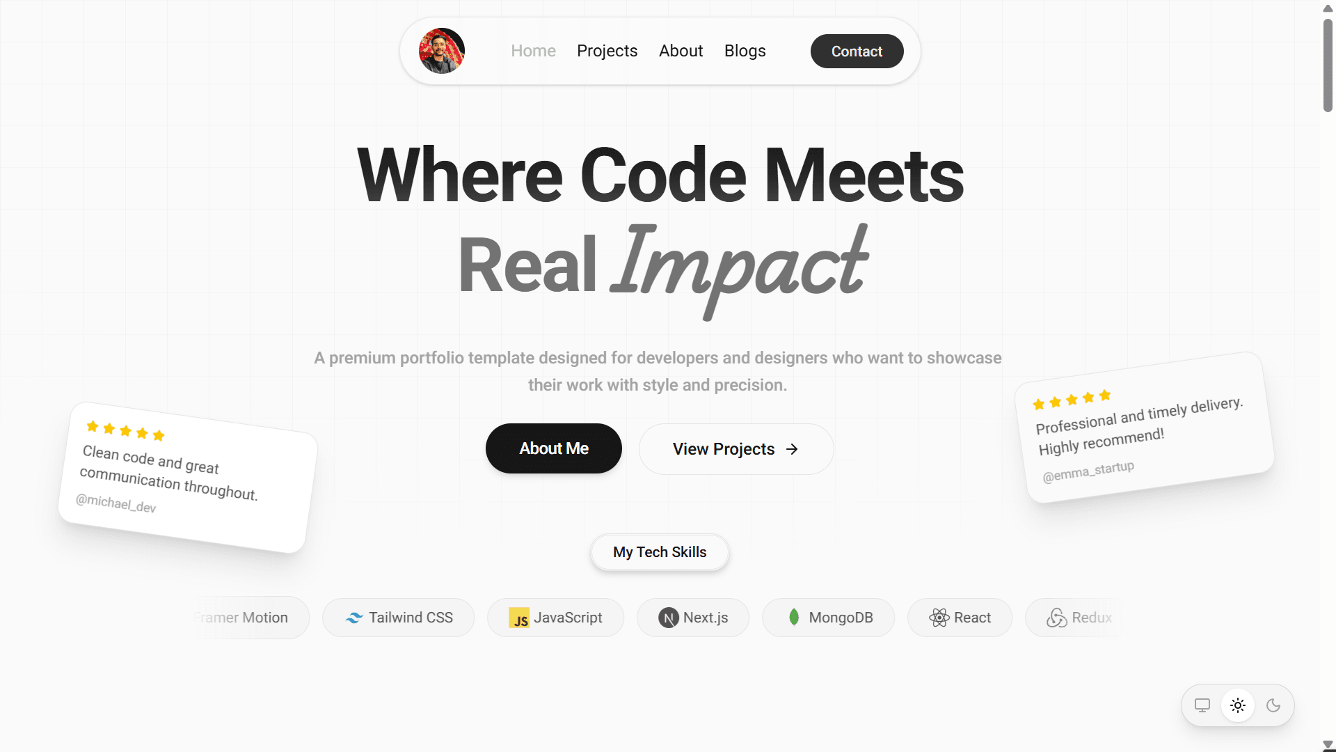 Portfolio Template V2