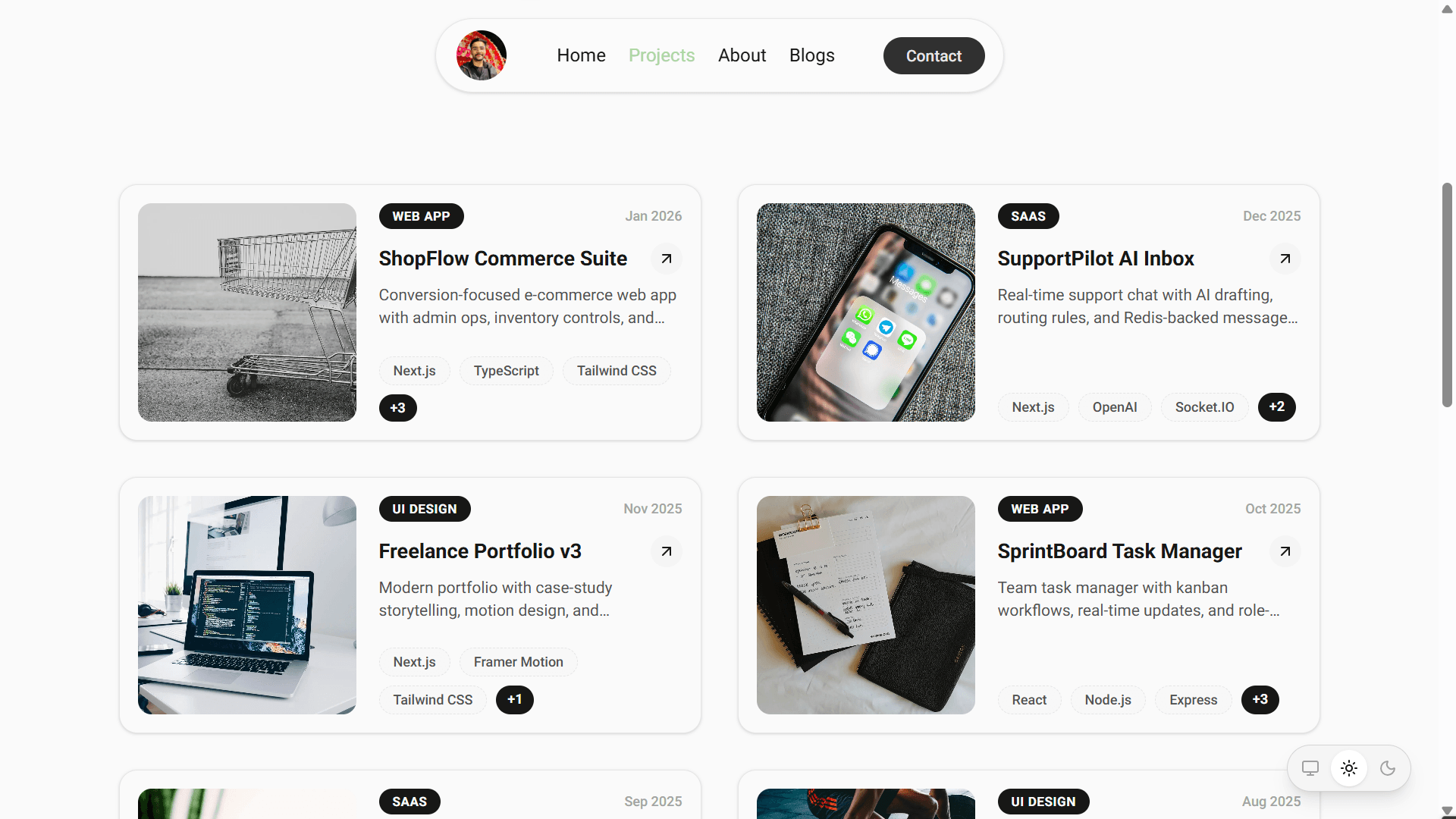 Portfolio Template V2 screenshot 8